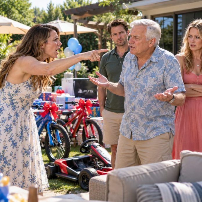 Tranh Cãi Gia Đình Bên Tiệc Sân Vườn