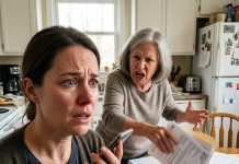 My brother called at 6:20 a.m. and said, “Mom died last night. She left me the house and the trust.” Then his wife added coldly, “You’re not even welcome at the funeral!” I didn’t argue. I simply put the call on speakerphone and glanced behind me. Mom was standing right there, alive and quietly packing the bank records my brother thought she’d never discovered…