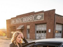 My heart completely broke when my wife abandoned me at a bus depot after a fight, leaving me stranded with no wallet or ID. Facing a painful 40-mile walk home, a blind man on a bench suddenly whispered: “Pretend to be my son. My driver is coming in 5 minutes. Your wife will regret leaving you with the richest man in the valley.”
