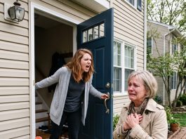 When I went into labor at dinner, my parents laughed and claimed the baby wasn’t their grandchild. I drove myself to the hospital alone. Seven days later, my mother stood on my porch asking to meet the newborn—and got the shock of her life.
