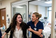 My youngest sister called me at exactly 11:40 p.m., her voice trembling. “Sis, they took Mom away in an ambulance, and Dad won’t tell me what’s happening. I’m scared.” I rushed straight to the hospital, desperate to find out what had happened. But when I arrived, a nurse suddenly stopped me and warned me not to go inside. It was already too late. My stomach dropped as I realized something was terribly wrong…