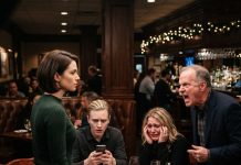 My sister told me to “just accept it” while her fiancé cruelly mocked my job at dinner, hurting me deeply. But minutes later, when he arrogantly bragged about his upcoming partnership with a megacorporation, I calmly looked him in the eye and said, “That’s my company!”—watching his face turn instantly pale.
