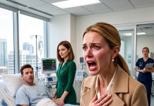 “I risked my life speeding to the ER, thinking my husband needed me. But the nurse stopped me at the door with five chilling words—and revealed a stranger holding his hand in place of his wife of seven years.”