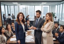 She Humiliated Me in Front of My Staff by Demanding a Divorce While Pregnant—Then My Husband Took My Ring, But…