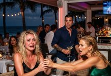 Three months after identifying my brother’s body at the morgue, my best friend took me to a beachside anniversary dinner to heal… then I SAW HIM ALIVE, laughing with my sister-in-law at the bar! Now the police are involved, and she’s DESPERATELY begging me to delete the photo I sent…
