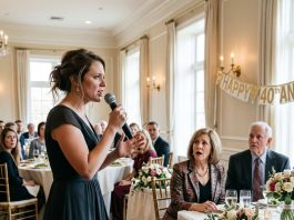 Growing up, my parents had a favorite joke: they loved telling everyone I couldn’t possibly be their real daughter. They laughed every time, even when I was standing right there. For years, I quietly endured their cruel sense of humor. But at their anniversary party, I decided it was finally my turn to make a joke. What I said wiped the smiles right off their faces…