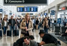 Security pulled me aside at the airport and showed me footage of my husband and son hiding something in my luggage. ‘You’re not in trouble,’ she said…