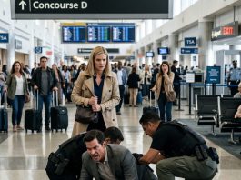 Security pulled me aside at the airport and showed me footage of my husband and son hiding something in my luggage. ‘You’re not in trouble,’ she said…