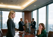“This is elite business circles, not your world,” my sister told the boardroom while our family agreed, but my fund manager just smiled and reminded her that she controls our $80B portfolio and decides on my startup—right before her presentation clattered to the floor.