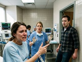 At three months pregnant, my husband secretly filed consent for my termination and hysterectomy. To punish me, he cruelly ordered the surgery without anesthesia. But when the restraint snapped and the surgeon saw the scar on my wrist, my husband learned the truth and collapsed in agony.