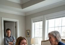 My mother-in-law threw boiling water on me a week after I gave birth while my husband smirked. One phone call got them evicted, but the property manager’s secret file changed everything.