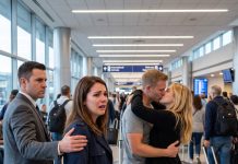 I went to the airport to pick up my wealthy brother, but froze when I saw my fiancé kissing my best friend. My brother squeezed my shoulder and whispered, “Little sister, don’t cry… tomorrow, they’ll lose everything.”