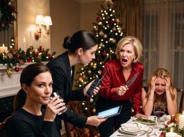 As my parents openly mocked my career over Christmas dinner, I ate in quiet heartbreak—until my executive assistant burst in asking for their CEO to finalize the merger.