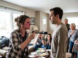My brother-in-law angrily demanded, “Why won’t you speak to your husband?” I looked him straight in the eyes and fired back, “Well, maybe because he’s having an affair with your wife!” His face went completely pale. The entire family fell silent as the shocking truth came out. But I wasn’t finished yet. What I did next sent everyone into an absolute panic…