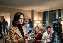 Catching my husband walking into a hotel with my best friend was supposed to break me, but I didn’t make a scene. I took four quick photos, dropped a location pin, and sent them straight to her husband. Exactly 31 minutes later, the real chaos unfolded.