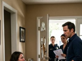 While I was in labor, my husband locked me inside and went to his mother’s birthday party. He returned two days later with leftover cake, expecting me to beg for forgiveness. But the shattered door, bloodstained evidence, and a court order revealed who had really lost everything.