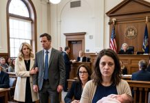 She Had Given Birth Only Five Days Earlier, Yet She Still Came to Court—While He Arrived Beside His Mistress
