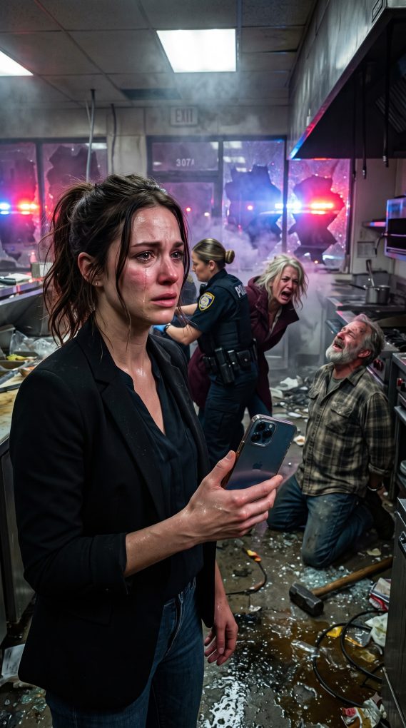 Woman_holding_phone_amid_chaos_2K_20261001135337