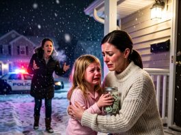 After losing my job and $212,000, my parents banned me from Christmas. But late on Dec 24, my 9-year-old niece showed up alone at my door in her socks—holding a jar of $11.40 and a message that changed everything…