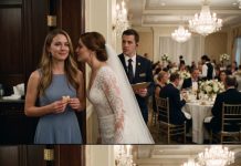 At my sister’s wedding, I was ordered to eat beside the service wall while everyone else enjoyed a four-course meal. My parents refused to defend me. When my sister said I wasn’t worthy of a chair, I simply smiled and left. Minutes later, her perfect reception came to a halt, and she learned who owned the building.