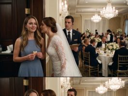 At my sister’s wedding, I was ordered to eat beside the service wall while everyone else enjoyed a four-course meal. My parents refused to defend me. When my sister said I wasn’t worthy of a chair, I simply smiled and left. Minutes later, her perfect reception came to a halt, and she learned who owned the building.