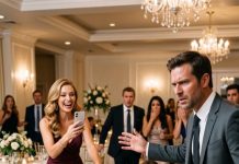 Eighty guests watched my sister laugh as I lay injured on the floor, unable to move my leg. “It’s for content!” she shouted, knowing I’d already undergone ankle surgery. I thought she’d simply taken a cruel prank too far. Then her fiancé revealed a recording proving she’d planned my fall for a much darker reason.
