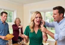 My husband expected tears when he served divorce papers with dinner. “You have 24 hours to get out,” he said. His mother sipped wine and reminded me how much their family had given me. I signed, slid the agreement back, and asked, “Did your lawyer tell you about the last page?” Her glass stopped in midair. He stopped chewing and stared silently. Then they both looked at the papers. Neither of them took another bite of dinner again.