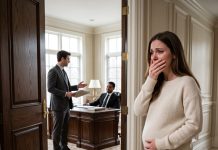 SHE CAME TO BRING HIM A CUP OF TEA, NEVER EXPECTING TO HEAR HIM AND HIS BROTHER DISCUSS KEEPING HER BABY BOY WHILE THROWING HER AWAY. HEARTBROKEN AND HUMILIATED, SHE WALKED AWAY IN SILENCE—BUT ONE DAY, HIS FAMILY WOULD PAY FOR EVERY CRUEL WORD.