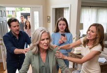 “Your birthday? We planned it without you,” my daughter-in-law announced in my living room. I walked toward the entrance and said, almost whispering, “This is my house. Leave now.” Then everything changed forever afterward…