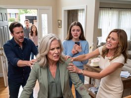 “Your birthday? We planned it without you,” my daughter-in-law announced in my living room. I walked toward the entrance and said, almost whispering, “This is my house. Leave now.” Then everything changed forever afterward…