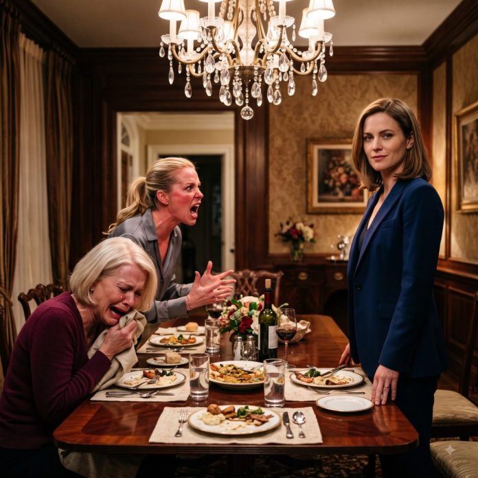 Woman_smiling_while_family_cries_2K_20261002170405