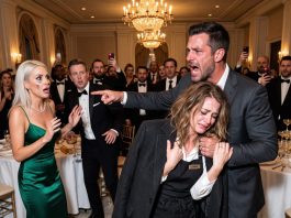 She tore a waitress’s blouse open at a $6 million gala while 600 guests filmed. Then a voice said, “Take your hand off my wife.”