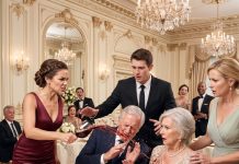 When my sil spilled wine all over my parents, his family just laughed. I gave my husband a clear ultimatum: ‘Fix this in 5 minutes, or we’ll see each other next time in divorce court.’