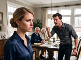 At our first family dinner, my husband barked: “Go eat at the women’s table!” I smashed my plate down and swore never to swallow a single bite under his roof again. His family laughed in my face—until reality hit them.