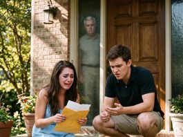 My daughter forgot to hang up her phone, and I heard her whisper, “He’s becoming a burden.” Without a word, I sold my $875,000 house. When they came home from vacation, the key wouldn’t turn—and the note on the door destroyed her.