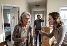 “Clear out your bedroom before my aunt arrives,” my daughter-in-law demanded. In my own home! I didn’t argue. I simply placed a three-day notice on the table, and her face went pale. I felt no satisfaction. I’d given my son a spare key because I trusted him, but he handed it to the woman who labeled my rooms and tried to push me out of my own house…