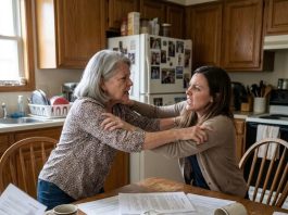 My daughter-in-law slid her Household Charter across my kitchen table, expecting me to sign it—in the house I’d owned for 32 years! I didn’t argue or raise my voice. Instead, I calmly reached into my purse and placed a legal document directly over hers. The moment she read the first line, her expression changed completely…