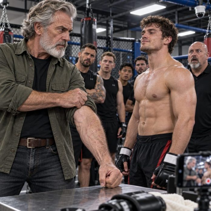 Xắn tay áo giữa phòng tập MMA