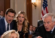 MY MILLIONAIRE HUSBAND LEFT EVERYTHING TO ME, NOT A PENNY TO OUR DAUGHTER. SHE AND HER HUSBAND CALLED ME A SIMPLE HOUSEWIFE AND SUED ME FOR FORGERY. THEY LAUGHED AS I ENTERED COURT—UNTIL THE JUDGE RECOGNIZED ME: “IT’S REALLY YOU?”