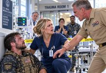 Before the captain could drag the wounded SEAL across the hospital floor by his vest, I caught his wrist. I expected my husband to help. Instead, he stepped forward and told security to restrain me.
