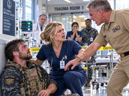 Before the captain could drag the wounded SEAL across the hospital floor by his vest, I caught his wrist. I expected my husband to help. Instead, he stepped forward and told security to restrain me.