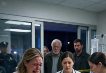 Three adult men held my eight-year-old daughter down while her own grandfather beat her in his driveway. At the hospital, doctors feared a serious brain injury. I thought nothing could be worse than watching my child fight to recover—until she whispered, “Mommy, Grandpa said I’d disappear just like Sophie.”