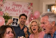 MY BROTHER ANNOUNCED HIS THIRD BABY ON MOTHER’S DAY. THEN DAD POINTED AT ME: “YOU’RE MOVING IN TO RAISE IT!” I REFUSED, BUT MOM SCREAMED, “UNTIL YOU MARRY, YOU DO WHAT THIS FAMILY NEEDS!” HEARTBROKEN, I WALKED OUT. THE NEXT MORNING, A POLICE OFFICER STOOD AT MY DOOR…
