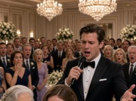 My parents missed my wedding because I refused to move the date for my sister’s cruise. I stayed quiet as 180 guests watched the empty chairs. Then my husband stood up, took the microphone, and said something that silenced the entire room.