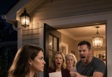 I paid off my parents’ $310,000 mortgage for their 25th anniversary. Six months later, my sister moved in with her husband and three kids, changed the locks, and treated our parents like strangers. Mom whispered that the kitchen was off-limits after 8 p.m. Dad slept on the porch. I showed up with the deed and one deadline. My sister screamed.