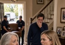 “My daughter-in-law told my son I had to move out because their newborn needed peace and quiet. She even hired movers to pack my belongings. I calmly reminded her that the house belonged to me. Then she pulled out a document that made my blood run cold.”