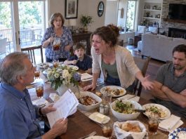 “Say you’re sorry to my husband, or don’t call yourself my father anymore,” my daughter screamed across the table on Father’s Day. I didn’t argue, didn’t raise my voice, and didn’t beg—I simply said five words before walking away, and those five words came back to haunt them three days later.