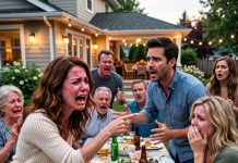 At Our BBQ, My Husband’s Best Friend Asked When I Was “Moving On.” The Table Went Silent—Then She Said, “Wait… You Haven’t Been Told?”