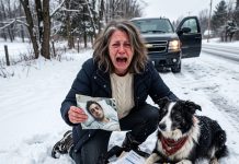I Left My Son’s House With the Potatoes I Grew—Then I Found a Border Collie Guarding a Bag in the Freezing Snow. What Was Inside Shattered Me.