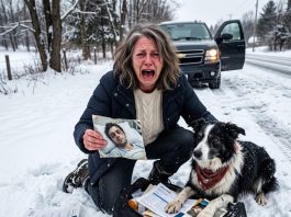 I Left My Son’s House With the Potatoes I Grew—Then I Found a Border Collie Guarding a Bag in the Freezing Snow. What Was Inside Shattered Me.
